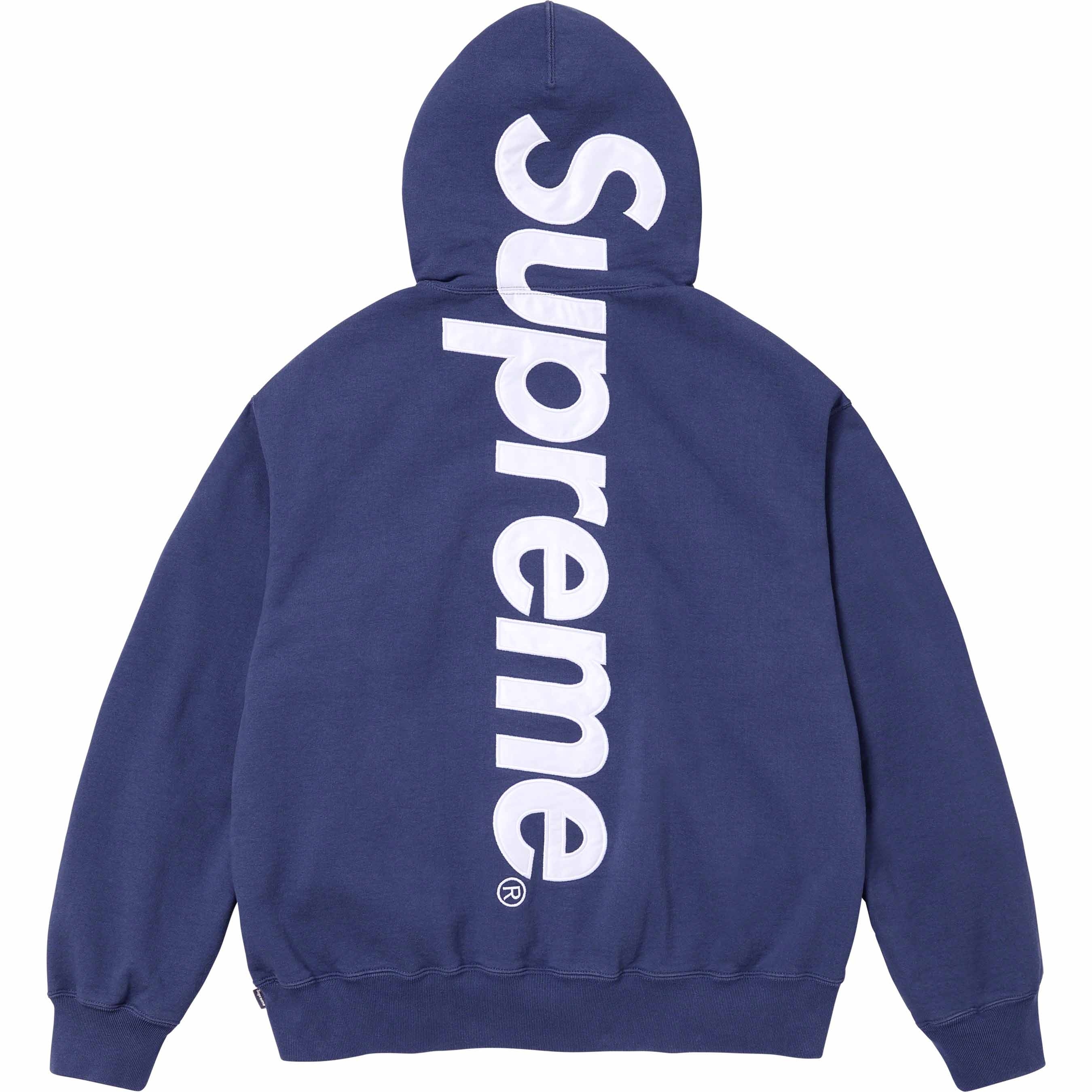 Satin Appliqué Hooded Sweatshirt view 11